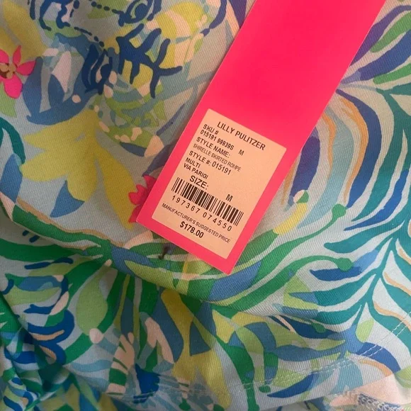 Lilly pulitzer Shirelle skirted romp via pargi NWT size Medium - Picture 6 of 6